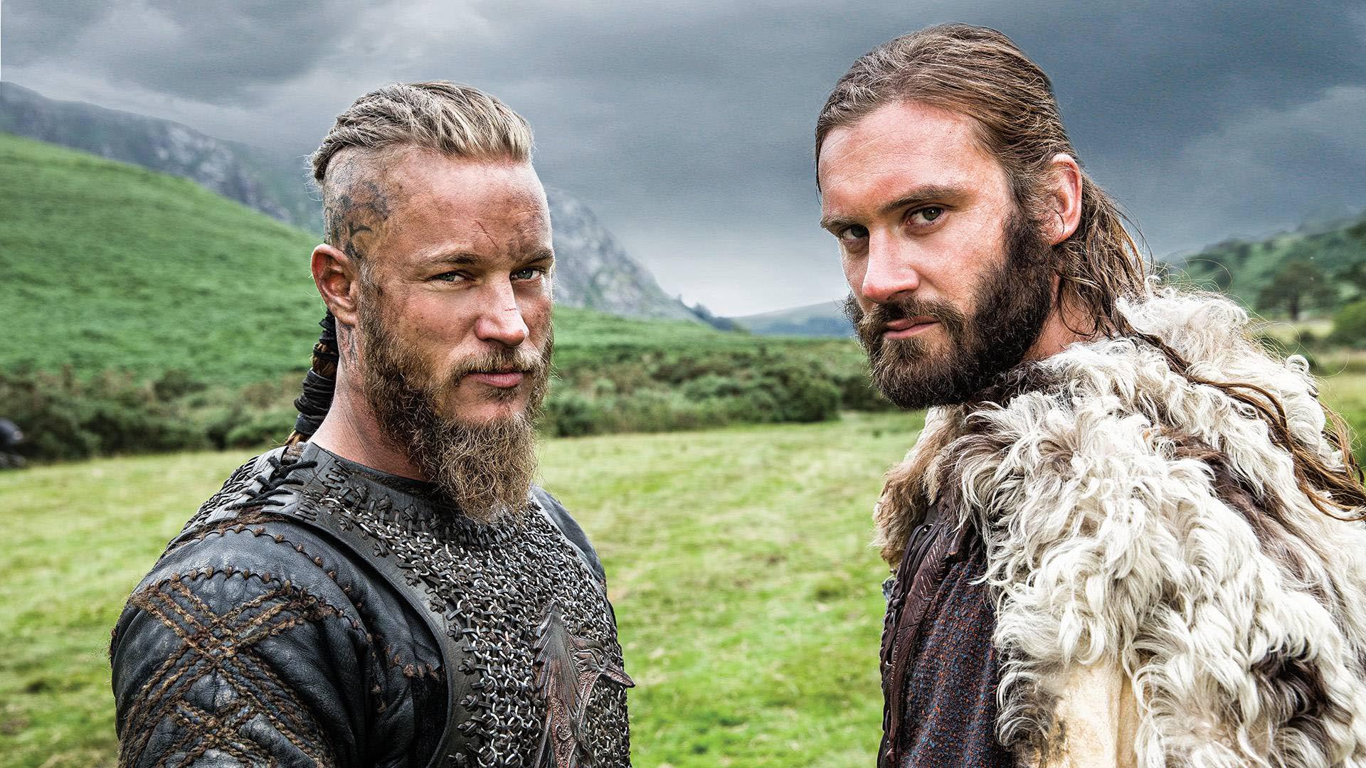 Vikings Ragnar Background - Ragnar Ve Rollo , HD Wallpaper & Backgrounds
