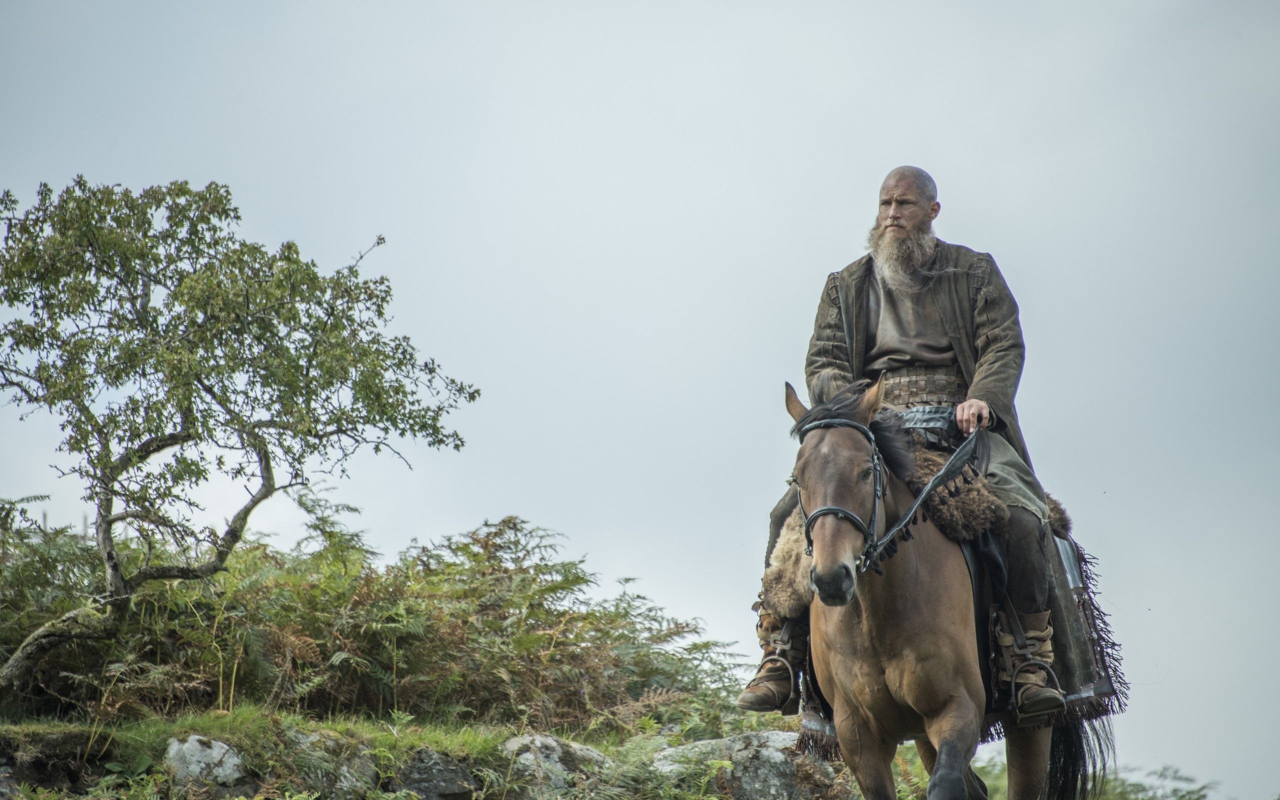 Vikings, Ragnar, Horse, Tv Series - Ragnar Lothbrok On A Horse , HD Wallpaper & Backgrounds