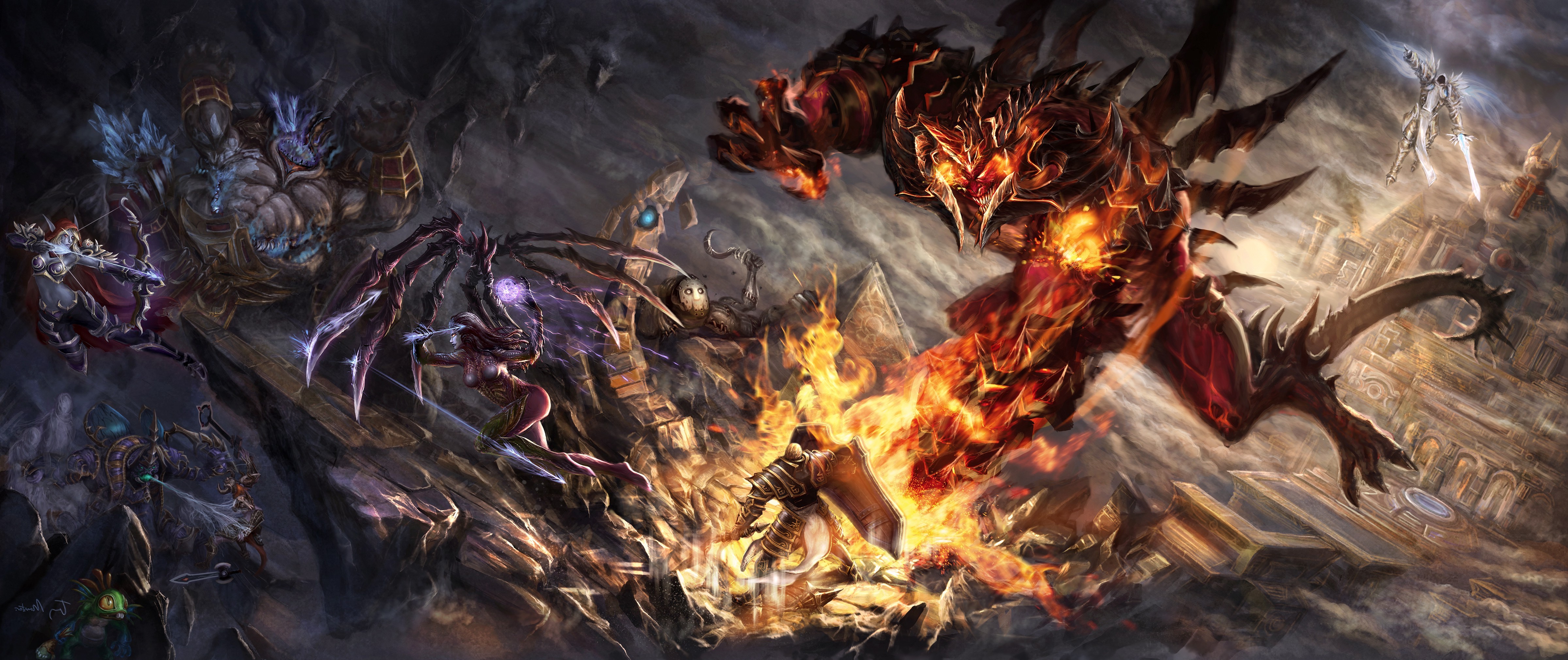 Heroes Of The Storm Hd Wallpaper - Pc Game , HD Wallpaper & Backgrounds