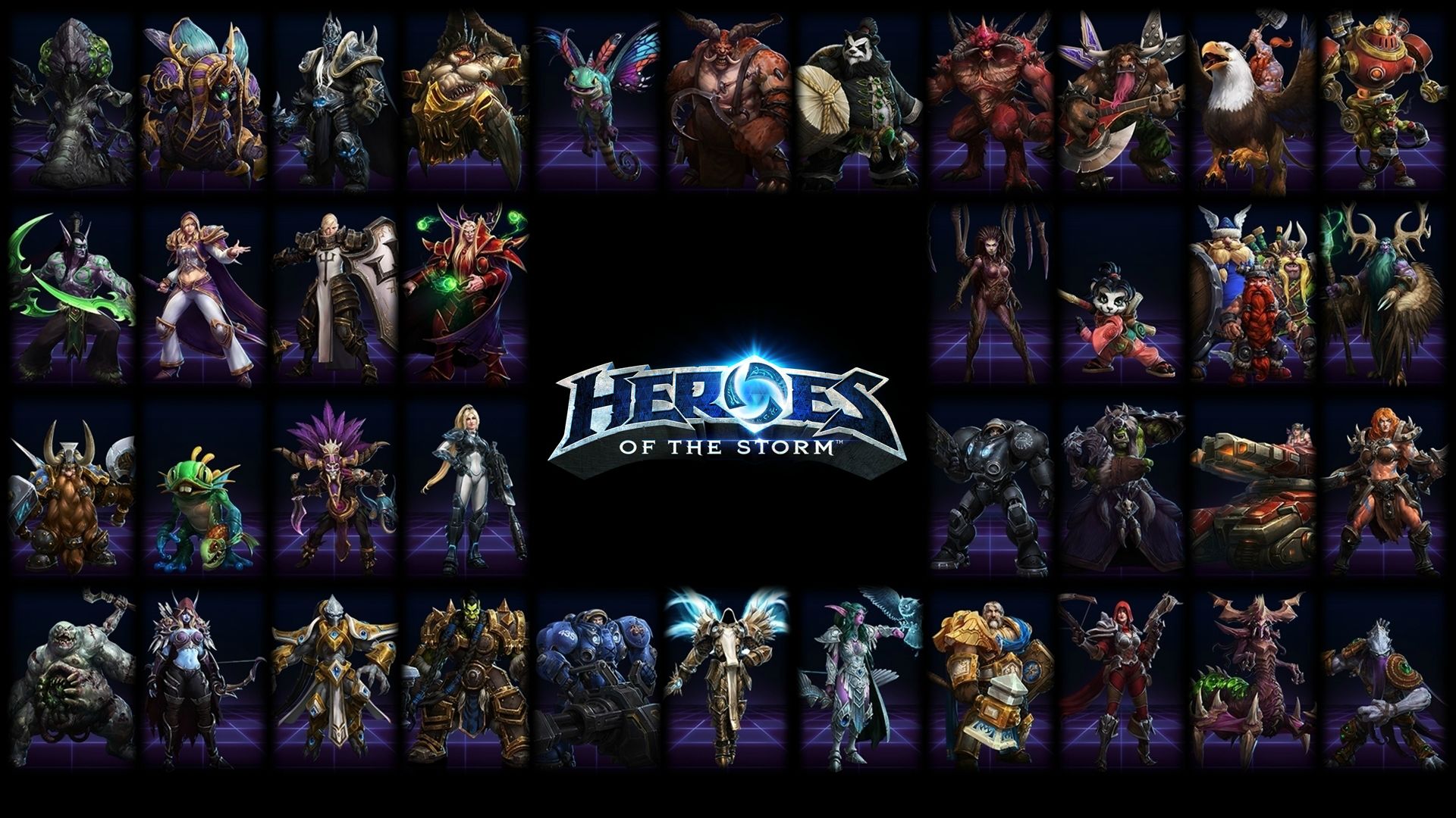 Heroes Of The Storm Wallpaper - Heroes Of The Storm Wallpaper All Heroes , HD Wallpaper & Backgrounds