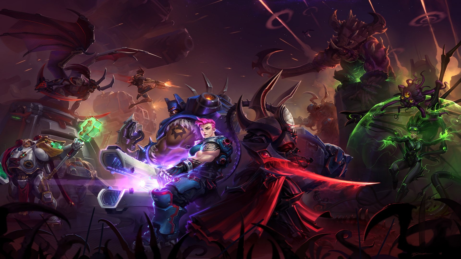 Heroes Of The Storm Xbox Wallpaper - Heroes Of The Storm Brawl , HD Wallpaper & Backgrounds