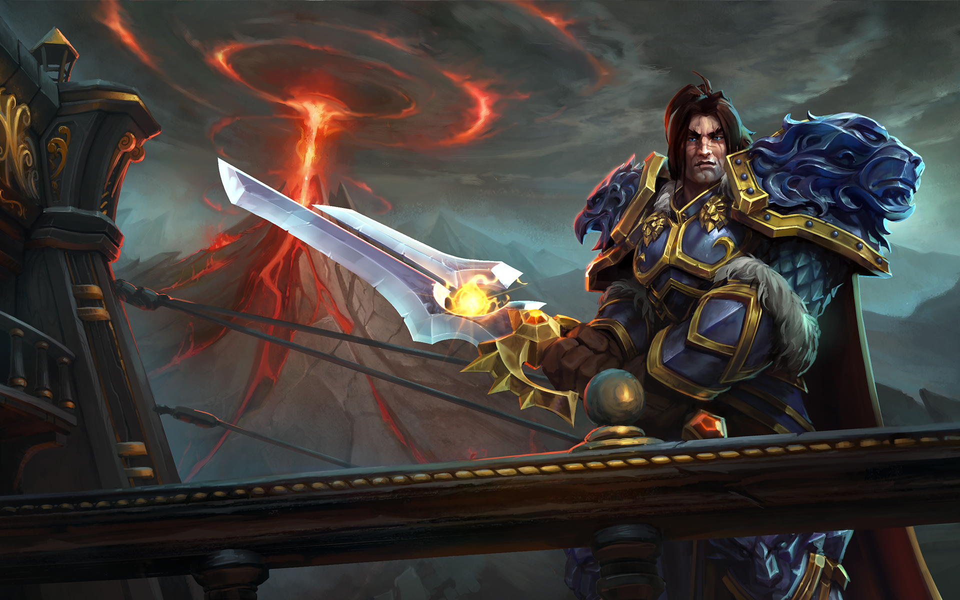 Heroes Of The Storm Wallpaper 036 Varian - Heroes Of The Storm Varian , HD Wallpaper & Backgrounds