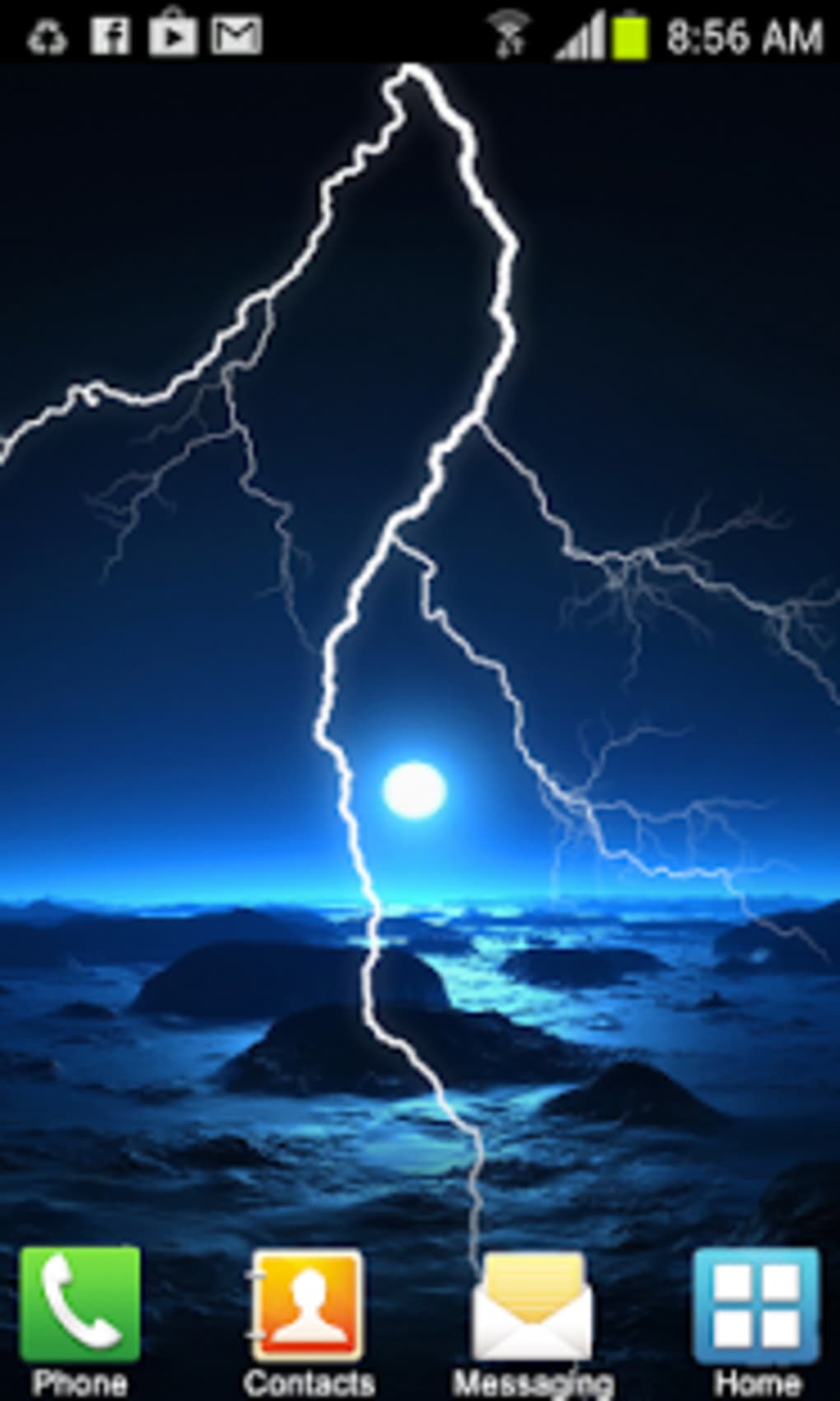 Thunderstorm Live Wallpaper - Good Night Wishes In Malayalam , HD Wallpaper & Backgrounds