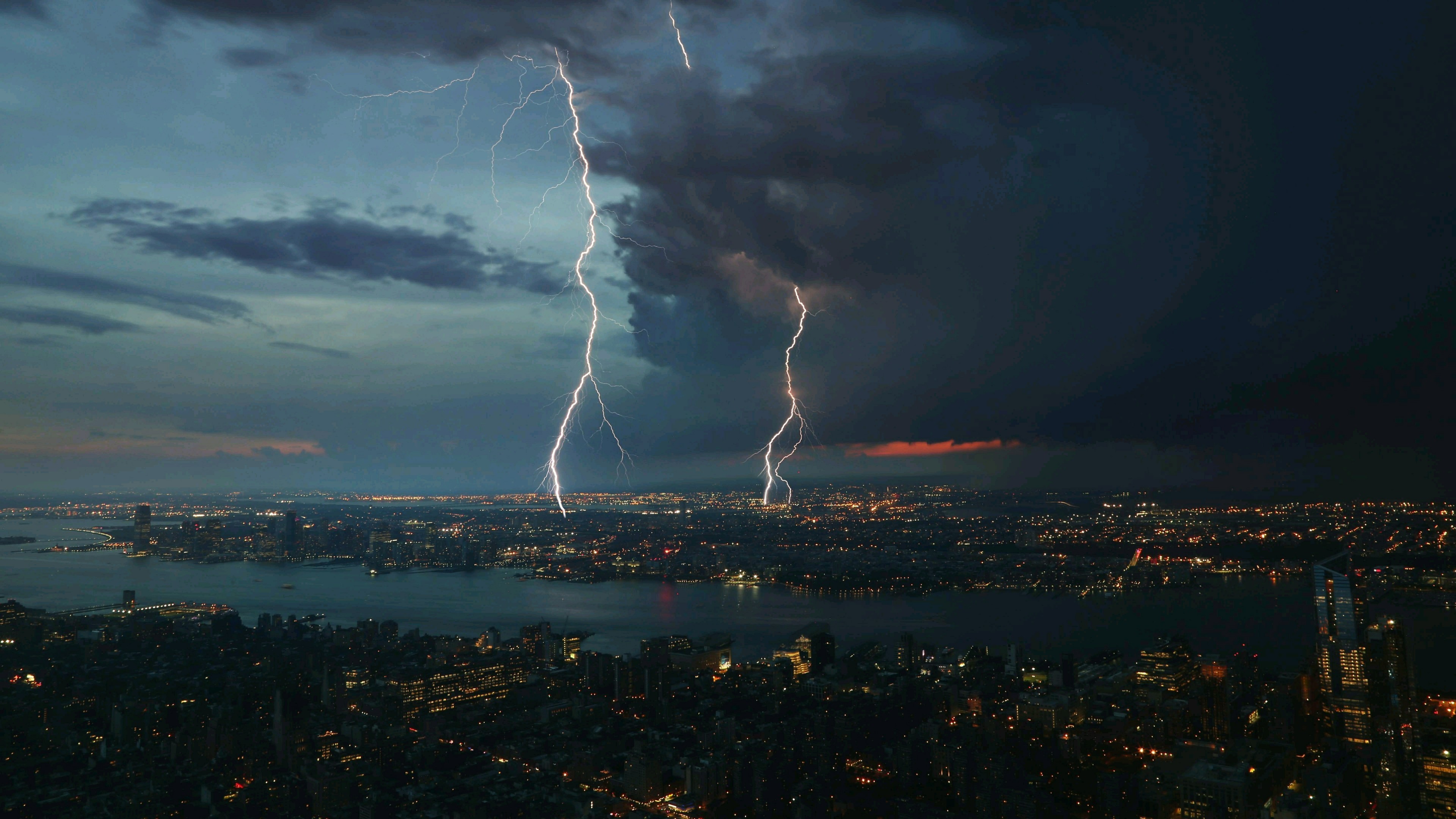 1920x1080, Thunderstorm Wallpapers - Thunderstorm City , HD Wallpaper & Backgrounds