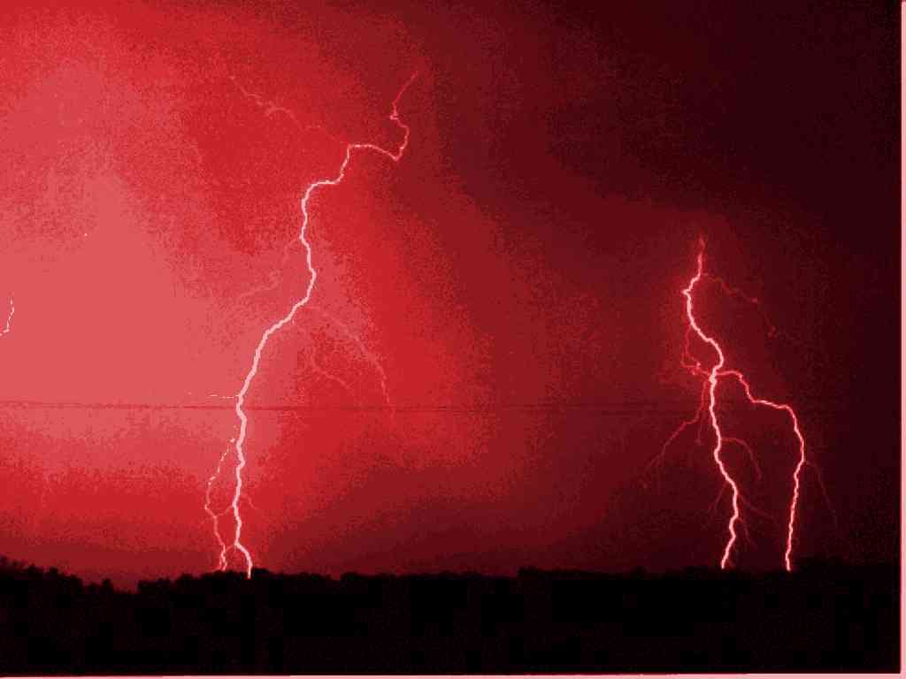 Red Lightning Gif Storm , HD Wallpaper & Backgrounds
