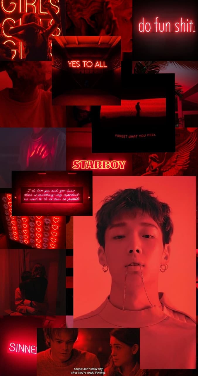 • Bobby Of Ikon ❌©® Universe Of Wallpaper On We Heart - Aesthetic Ikon Wallpaper Hd , HD Wallpaper & Backgrounds