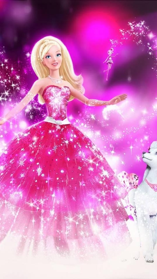 Barbie - Glitter Wallpaper Of Barbie , HD Wallpaper & Backgrounds