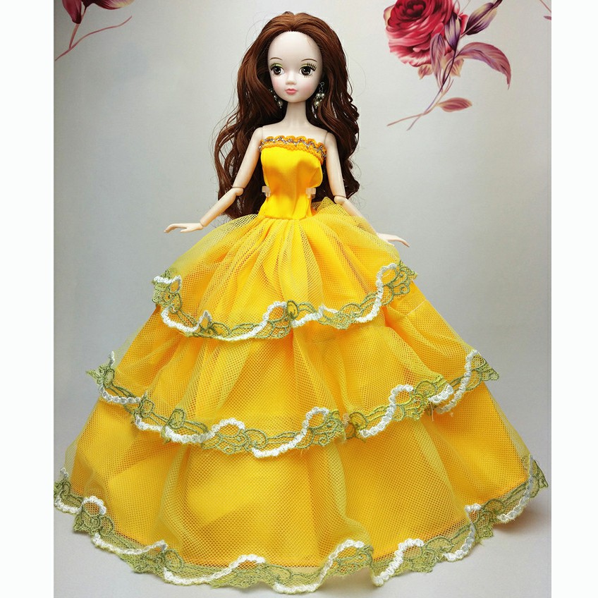 barbie in yellow dress