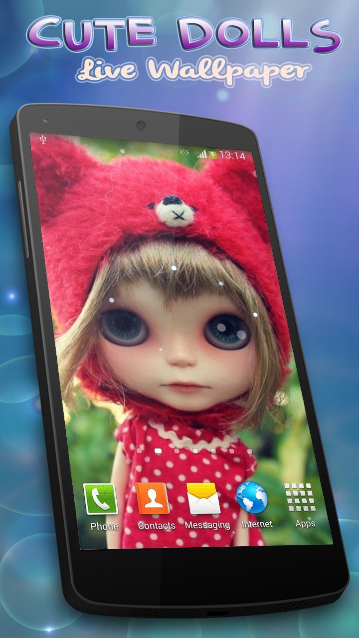 Cute Dolls Live Wallpaper For Android - Smartphone , HD Wallpaper & Backgrounds