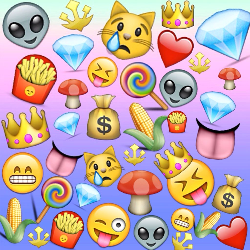 Wallpapers Queen - Emoji Wallpaper Tumblr Emojis , HD Wallpaper & Backgrounds