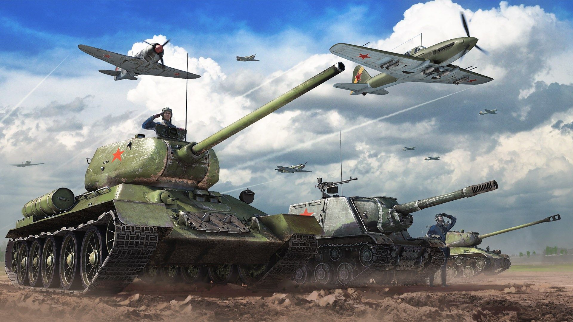War Thunder Game Wallpaper - War Thunder Soviet , HD Wallpaper & Backgrounds