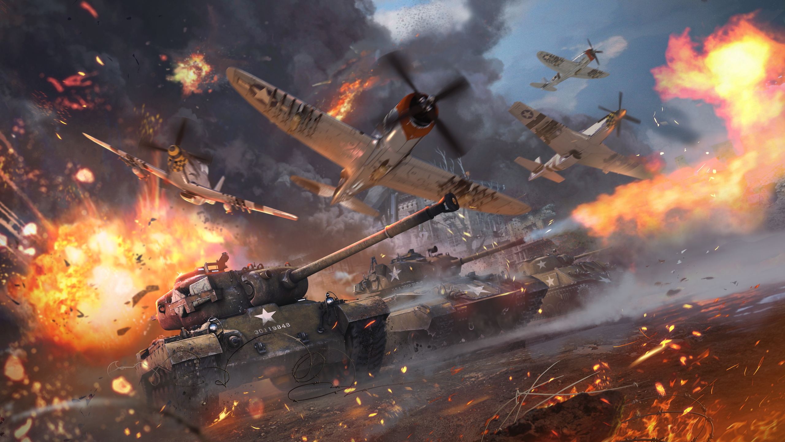 War Thunder, Video Game, Military, Tanks, Aircrafts, , HD Wallpaper & Backgrounds