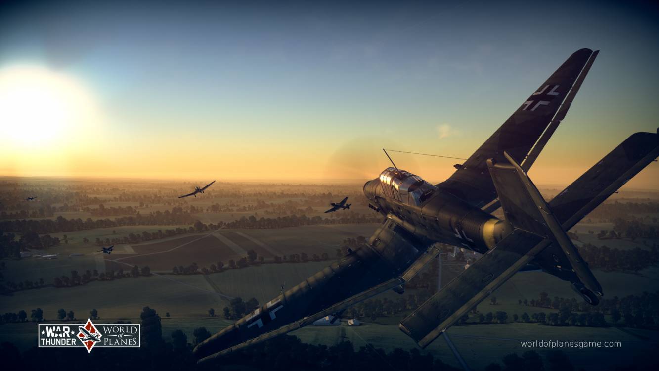 Air Travel, Airplane, Atmosphere, Flight, War Thunder - War Thunder In Game , HD Wallpaper & Backgrounds