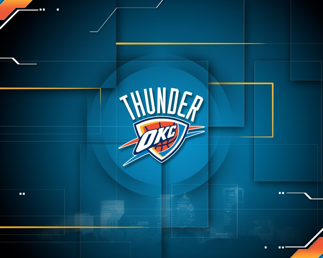 Oklahoma City Thunder Background Hq Wallpaper - Oklahoma City Thunder 3d , HD Wallpaper & Backgrounds