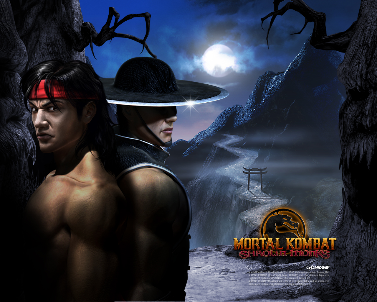 Wallpapers - Mortal Kombat: Shaolin Monks (2005) , HD Wallpaper & Backgrounds