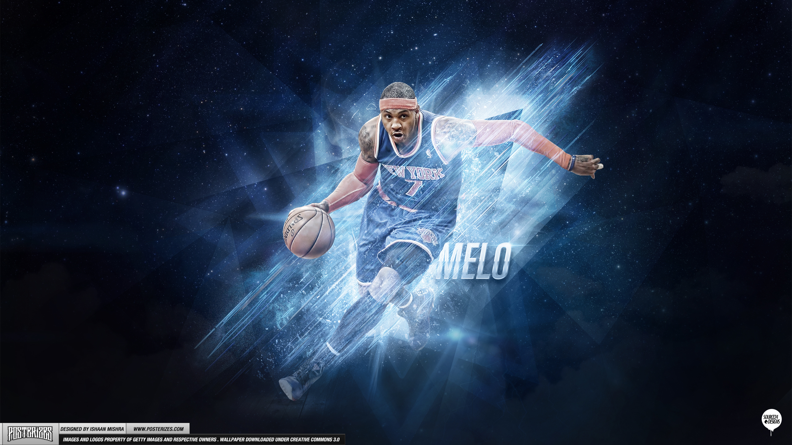 Carmelo Anthony 'playoff Push' - Carmelo Anthony Wallpaper Hd 2016 , HD Wallpaper & Backgrounds