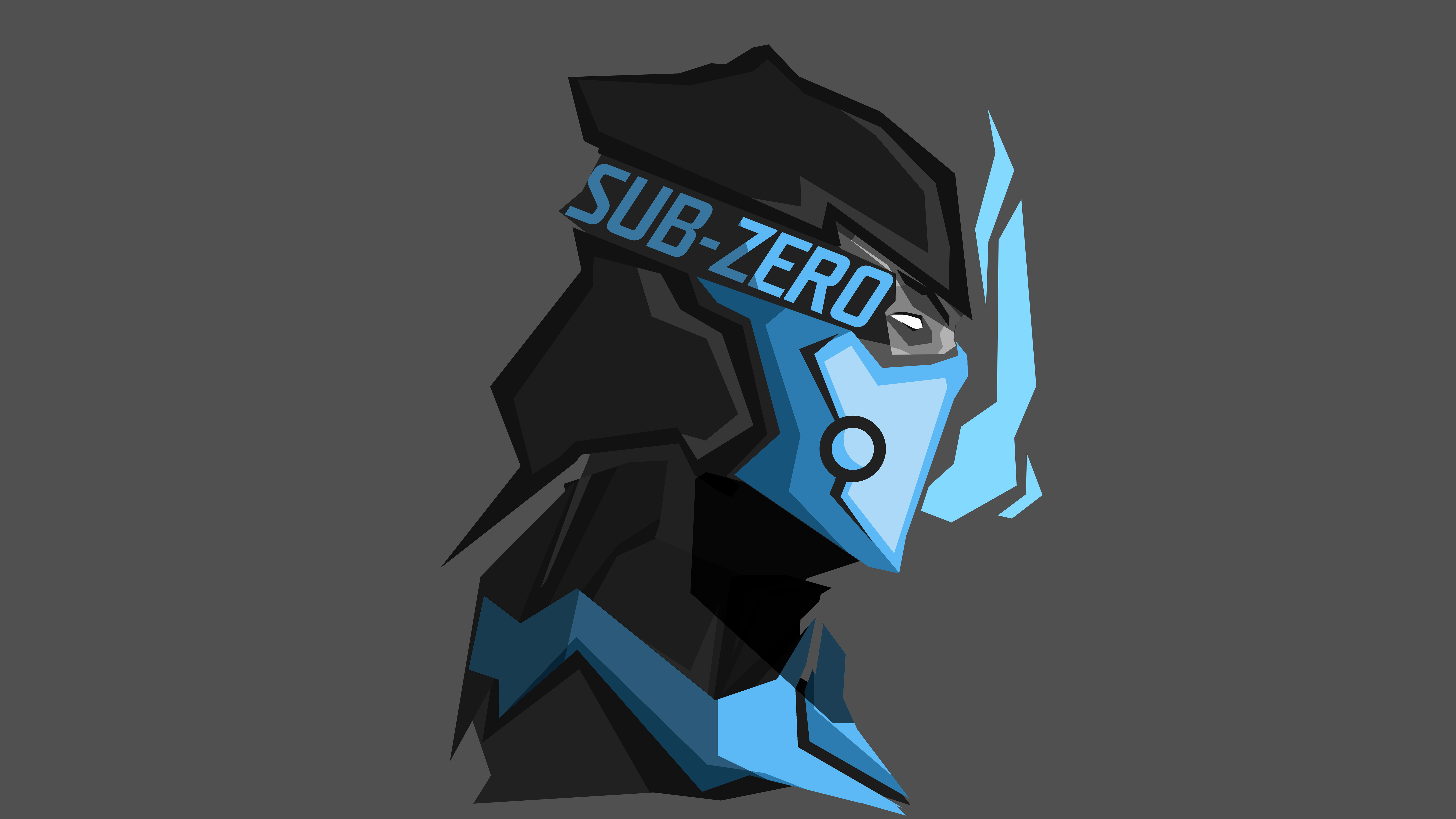 Sub Zero Minimal Artwork 4k 8k Wallpaperssub Zero Minimal - Sub Zero Profile , HD Wallpaper & Backgrounds