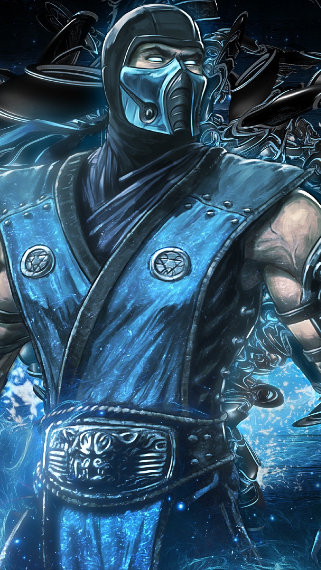 1080×1920 Mortal Kombat Sub Zero Art Equipment Wallpaper - Iphone 5 Mortal Kombat , HD Wallpaper & Backgrounds