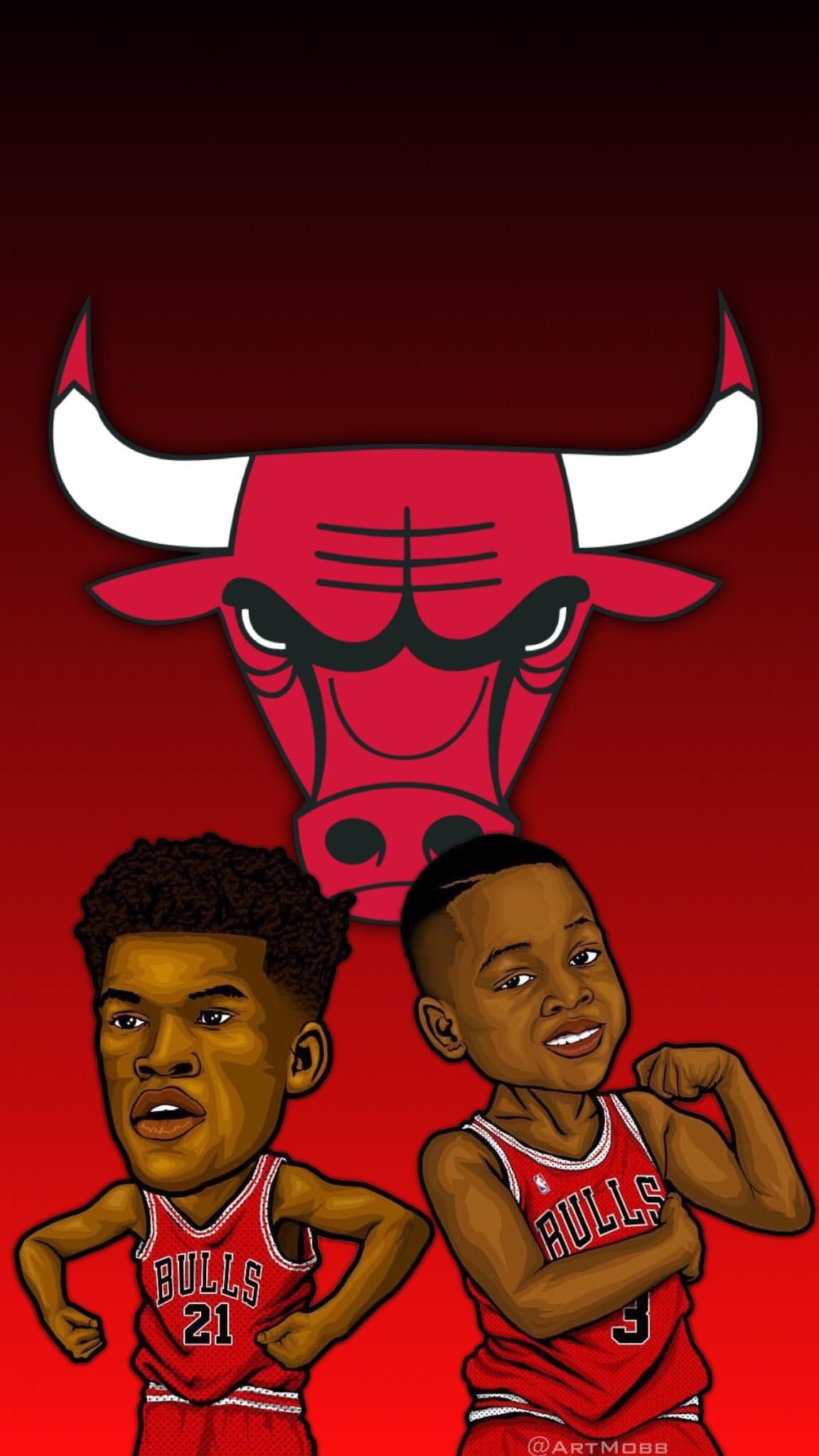 Jimmy Butler Wallpaper - Chicago Bulls Vs Hawks , HD Wallpaper & Backgrounds