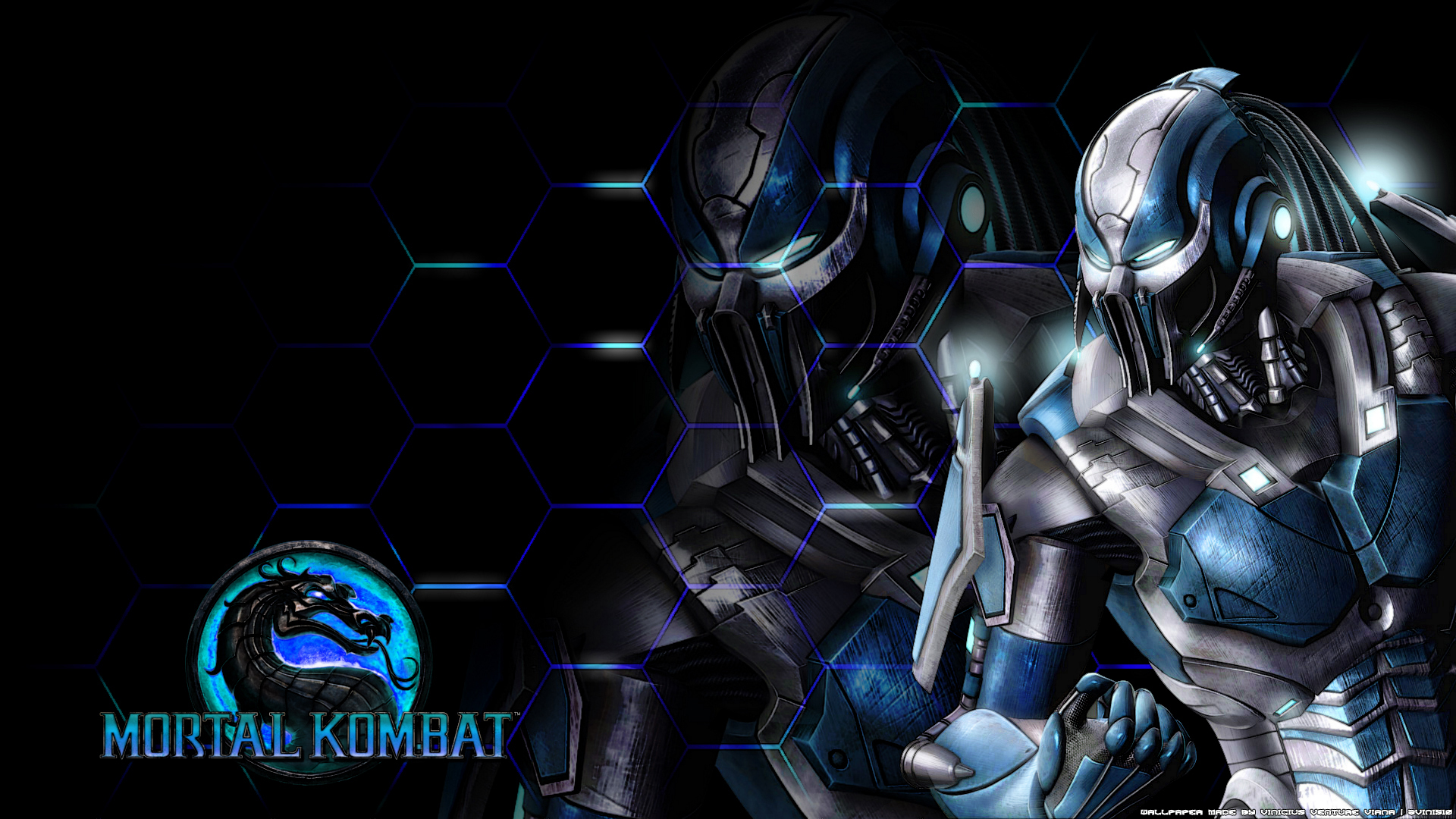 Mortal Kombat 9 Cyber Sub Zero Wallpaper , HD Wallpaper & Backgrounds