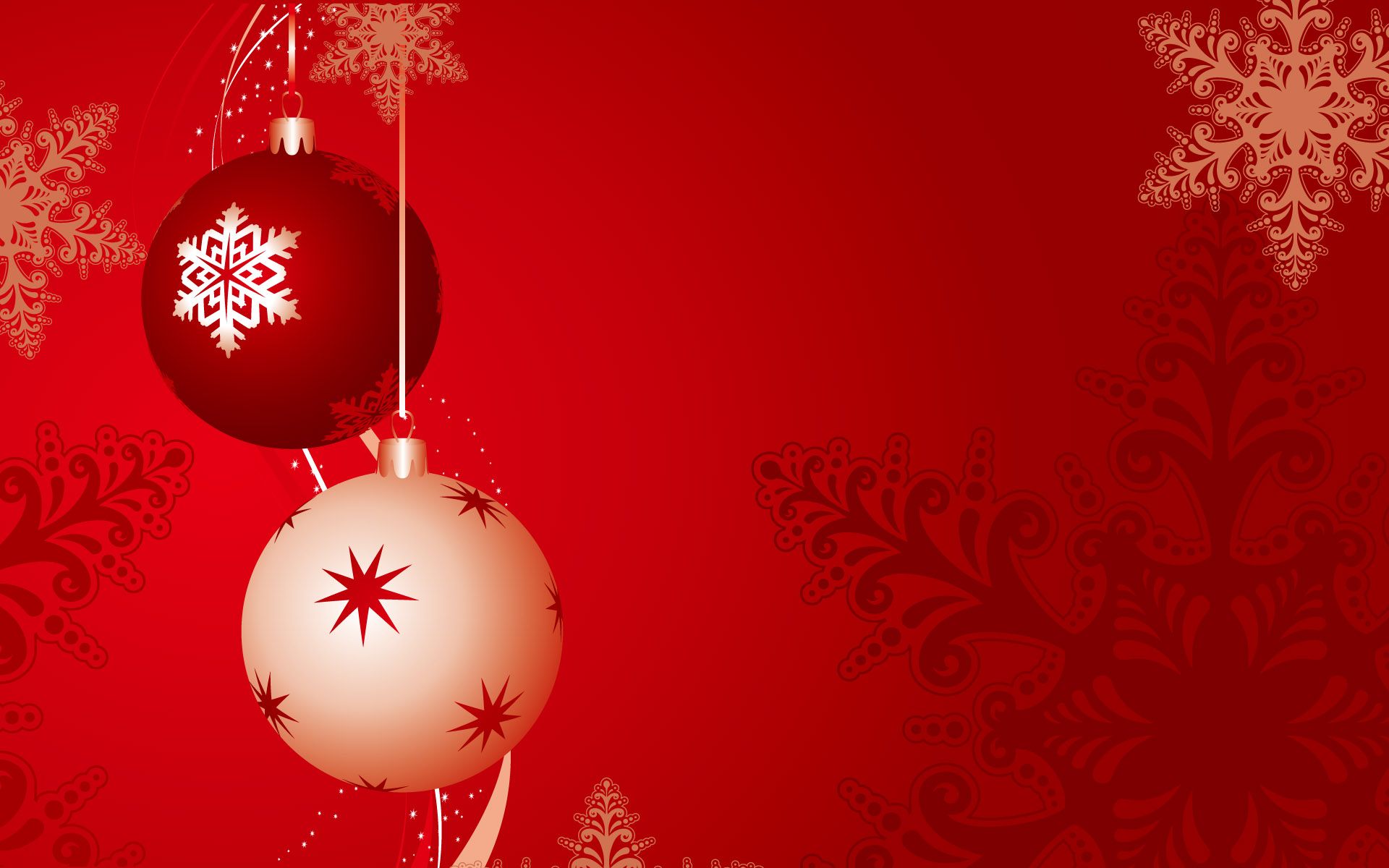 Free Christmas Backgrounds - Fondo De Bolas De Navidad , HD Wallpaper & Backgrounds