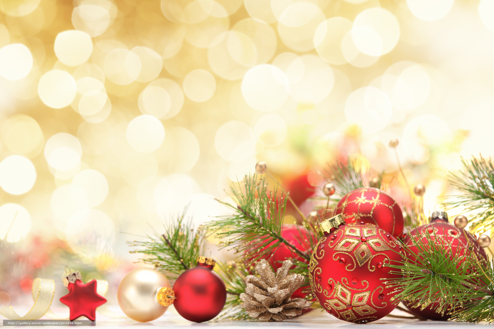 Download Download Wallpaper Balls, Holiday, Ornamentation, Christmas