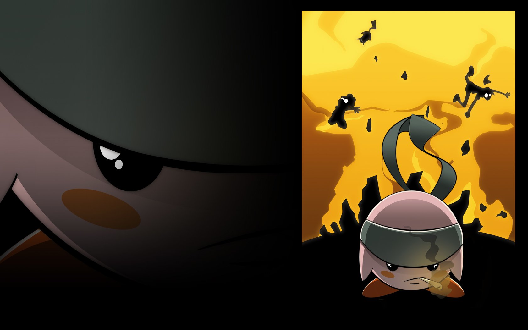 Snake Kirby Smash Bros , HD Wallpaper & Backgrounds