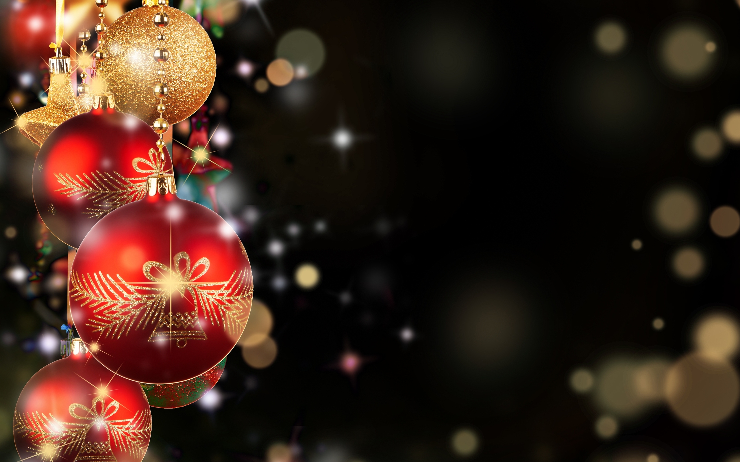 Christmas Hd Wallpaper - Christmas Red Black Background , HD Wallpaper & Backgrounds