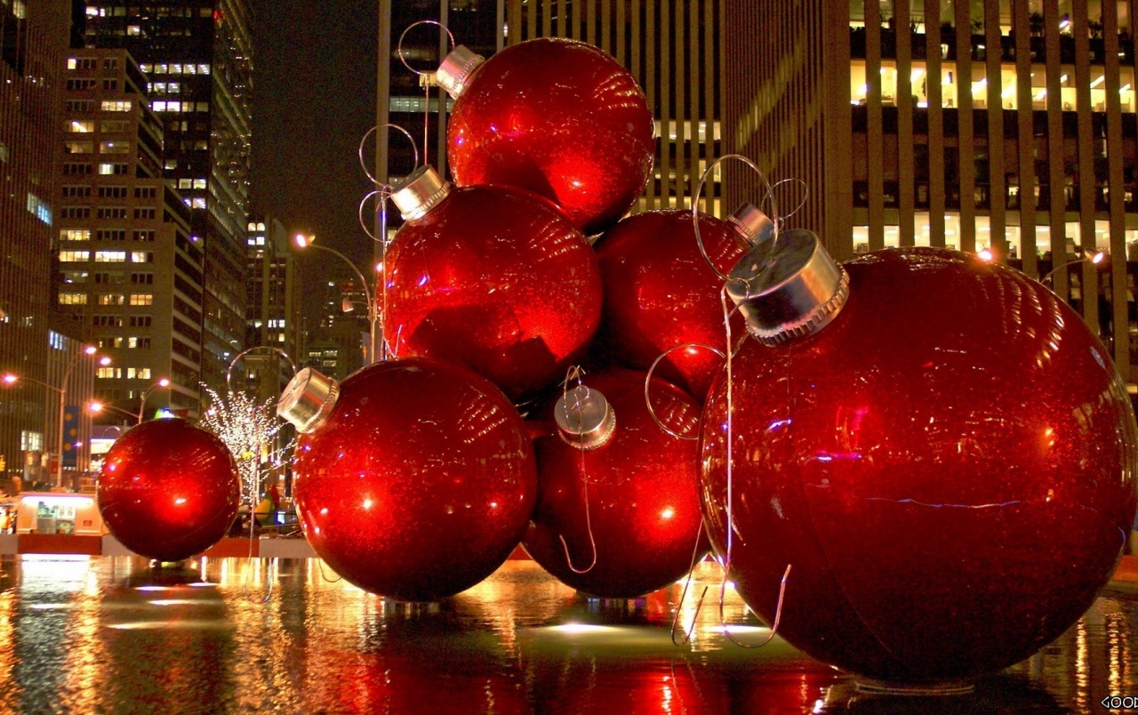 Download Feliz Navidad Windows 10 Hd Wallpaper - Christmas New York City , HD Wallpaper & Backgrounds