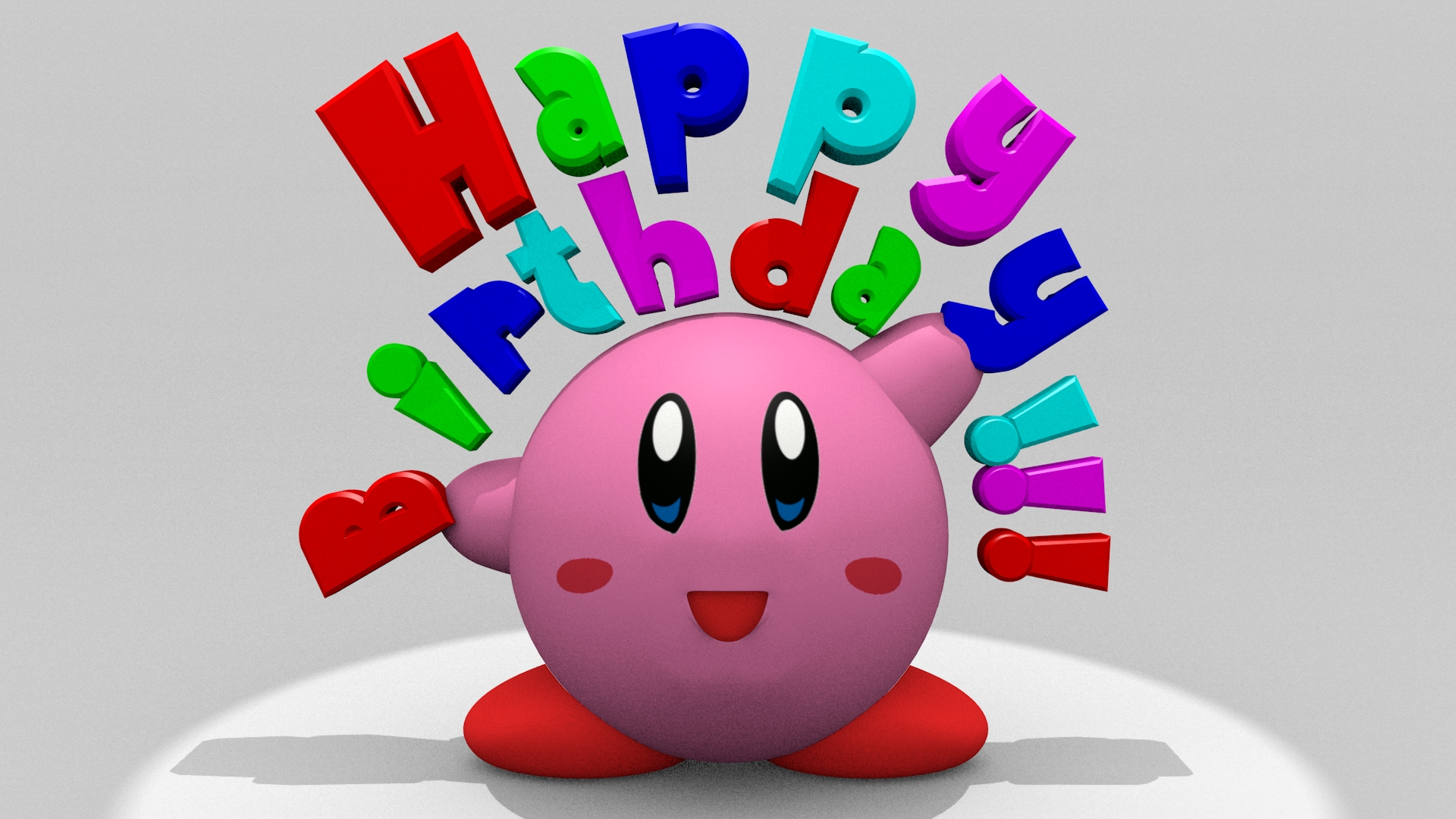 Kirby Images Kirby Happy Birth Day Hd Wallpaper And - Birthday , HD Wallpaper & Backgrounds