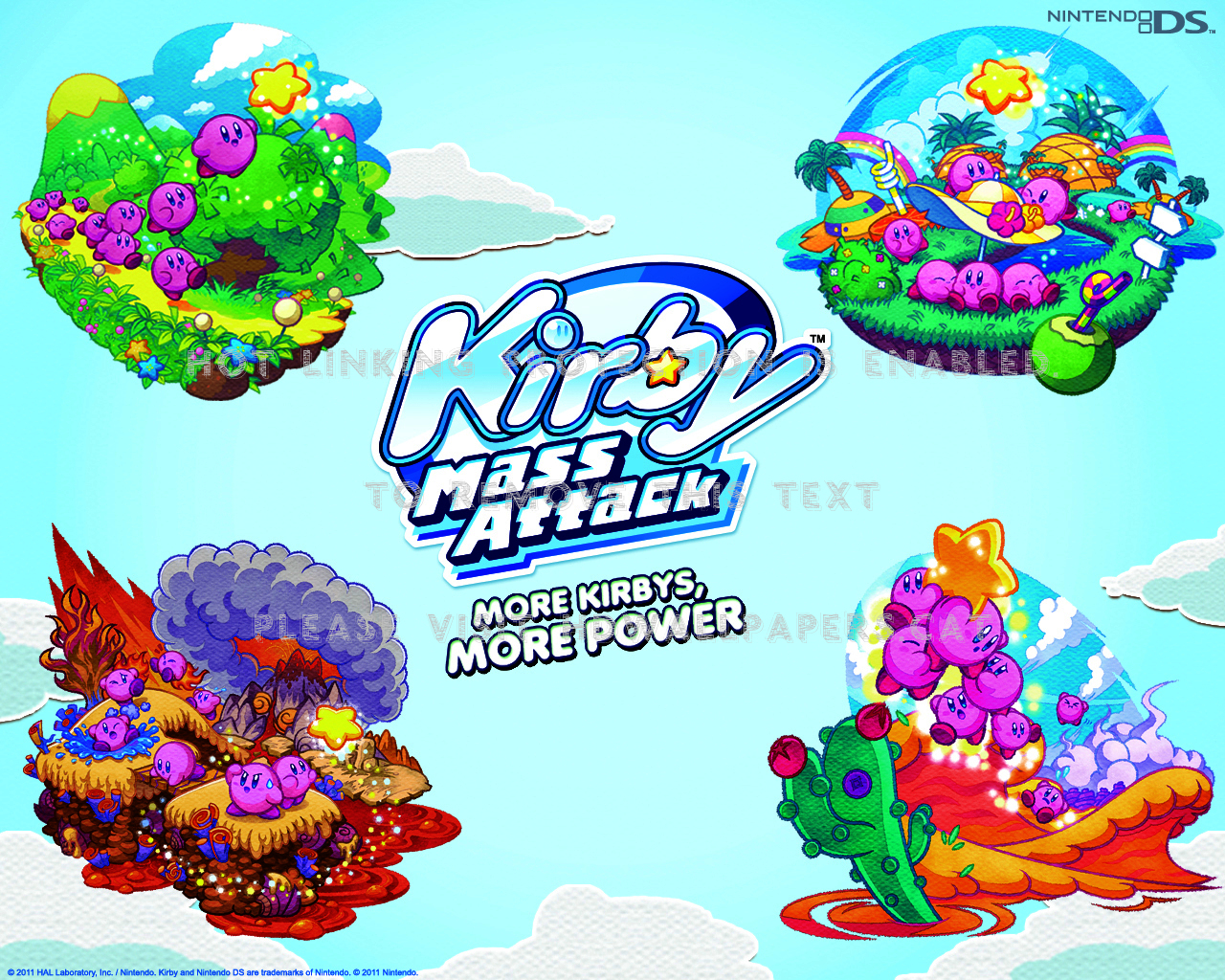 Kirby Mass Attack Ratings , HD Wallpaper & Backgrounds