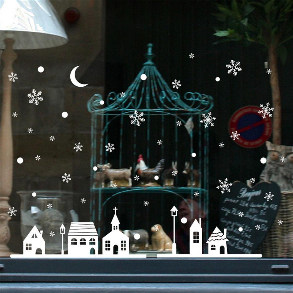 Compre Wallpaper Wallpaper Tienda De Navidad Ventana - Diy Christmas Window Display Ideas , HD Wallpaper & Backgrounds