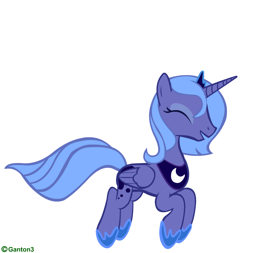 Top 9 Ball Stickers For Android & Ios - Happy Princess Luna Gif , HD Wallpaper & Backgrounds