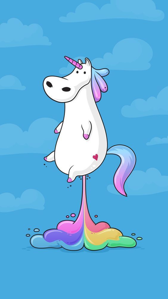 Wallpaper De Unicornio Para Whatsapp Wallpaper S, Wallpaper - Unicorn Farting Rainbow , HD Wallpaper & Backgrounds