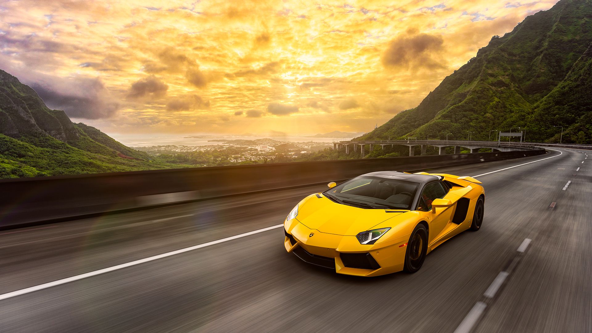 Lamborghini Wallpaper Mobile - Lamborghini Aventador Yellow Wallpaper Hd , HD Wallpaper & Backgrounds