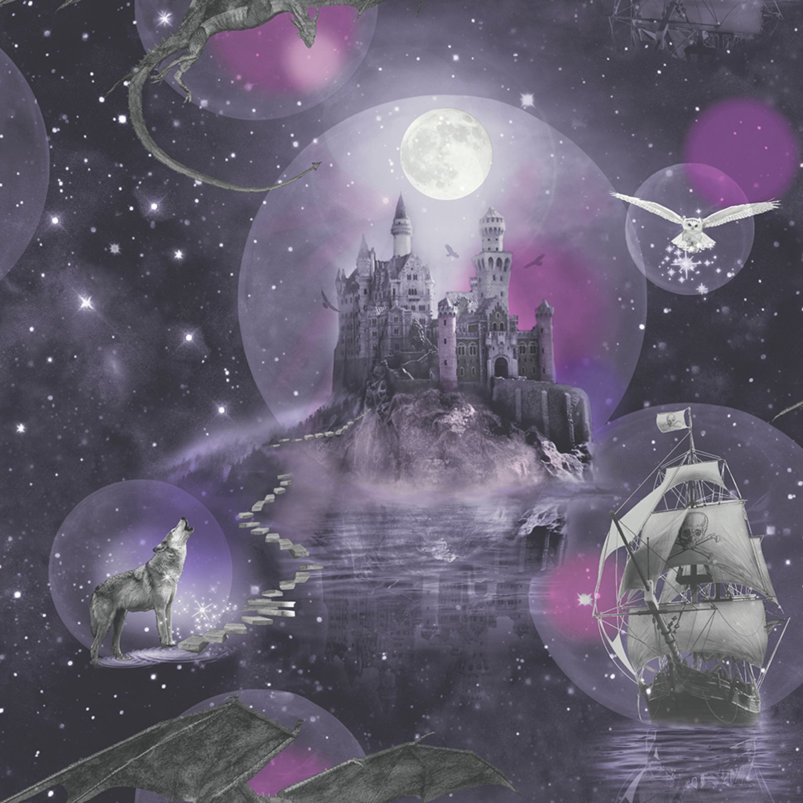 Arthouse Chicas Imaginar Fun Amp Glitter Wallpaper - Arthouse Magical Kingdom , HD Wallpaper & Backgrounds