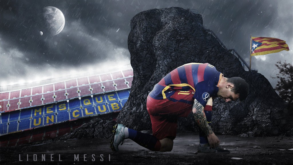 Great Lionel Messi Latest Wallpapers 2015 Fc Barcelona - Lionel Messi 2015 16 , HD Wallpaper & Backgrounds