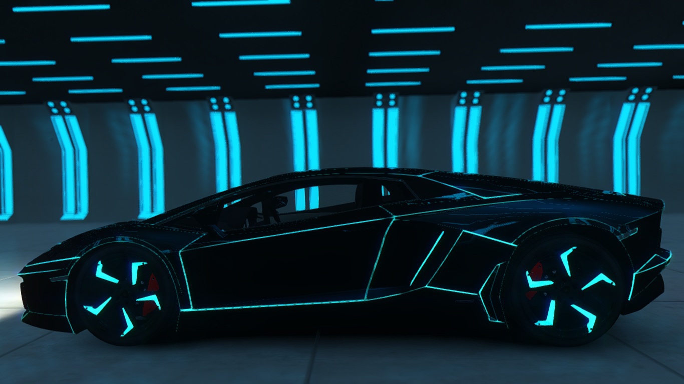 Lamborghini Aventador Sv Neon , HD Wallpaper & Backgrounds