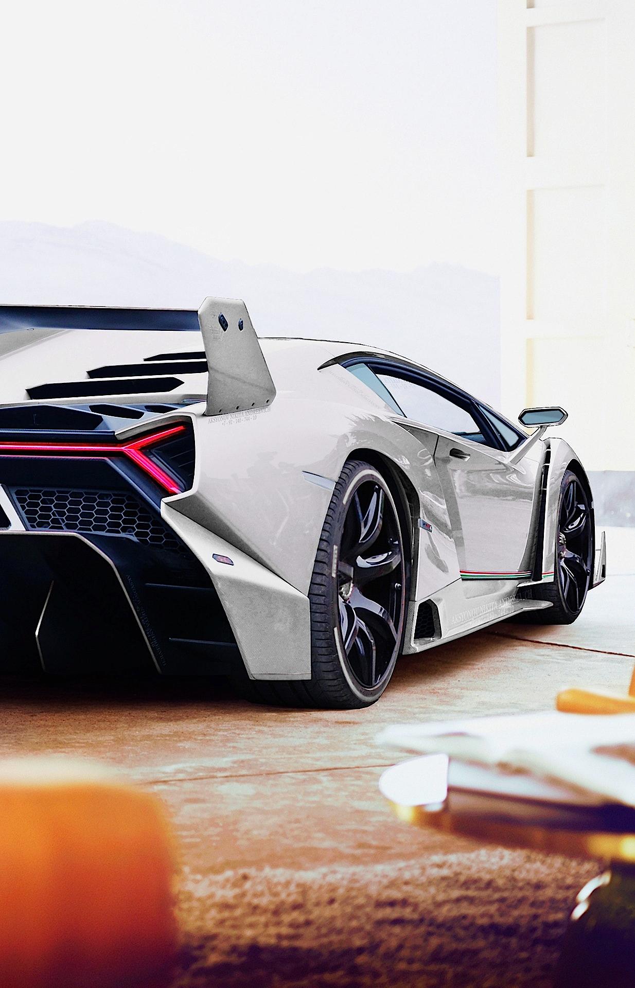 Lamborghini Veneno Wallpaper - Lamborghini 4k Wallpaper For Mobile , HD Wallpaper & Backgrounds