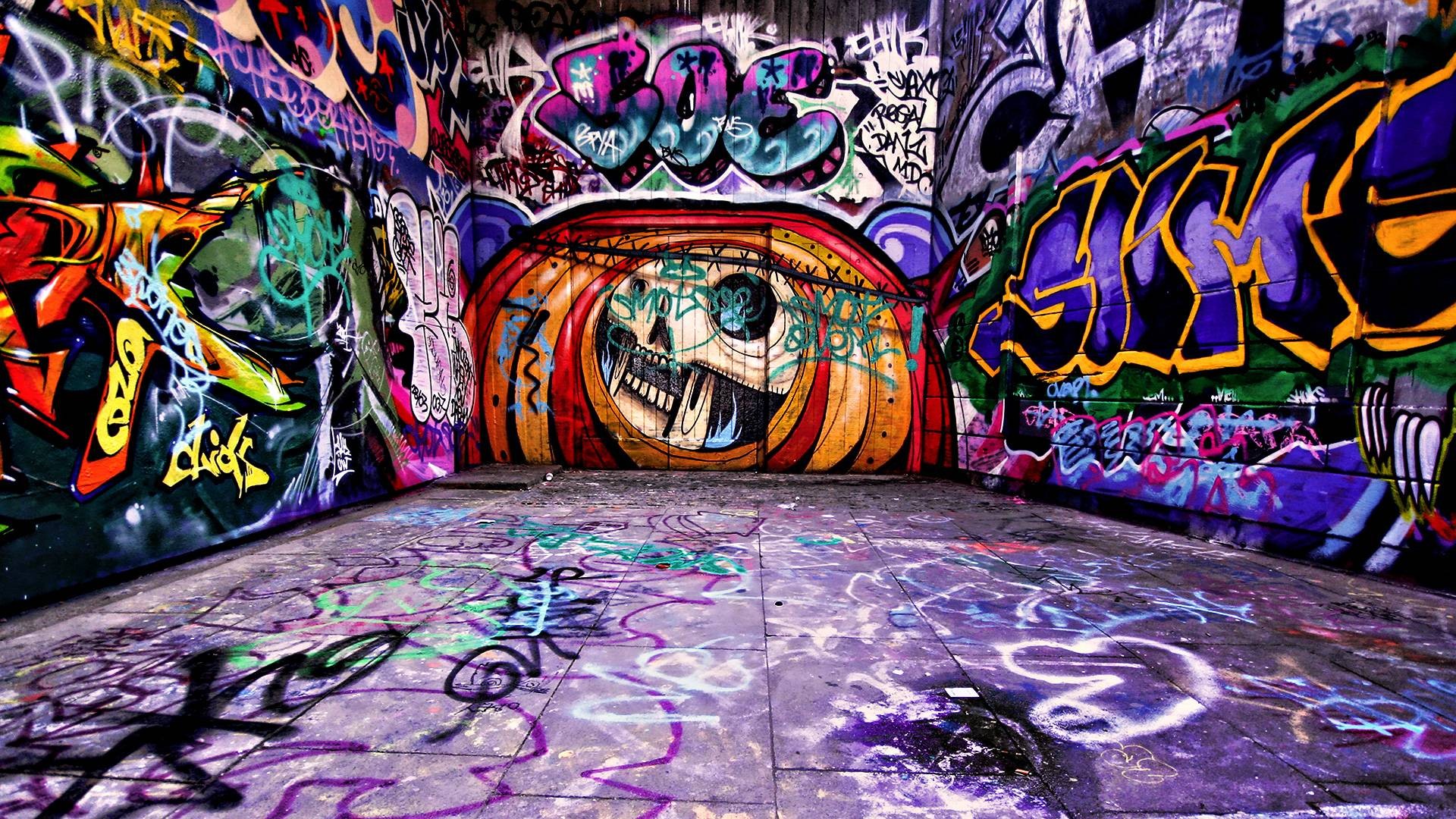 Start Download - Graffiti Wall , HD Wallpaper & Backgrounds