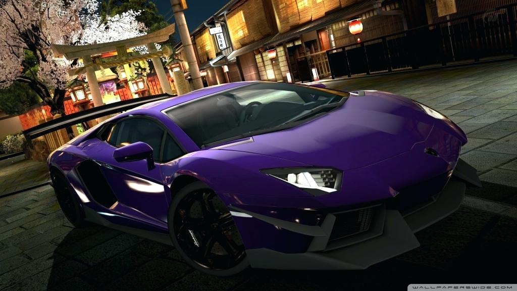 Lamborghini Aventador Purple Hd Wallpapers 1080p 4 - Lamborghini Aventador Dark Purple , HD Wallpaper & Backgrounds