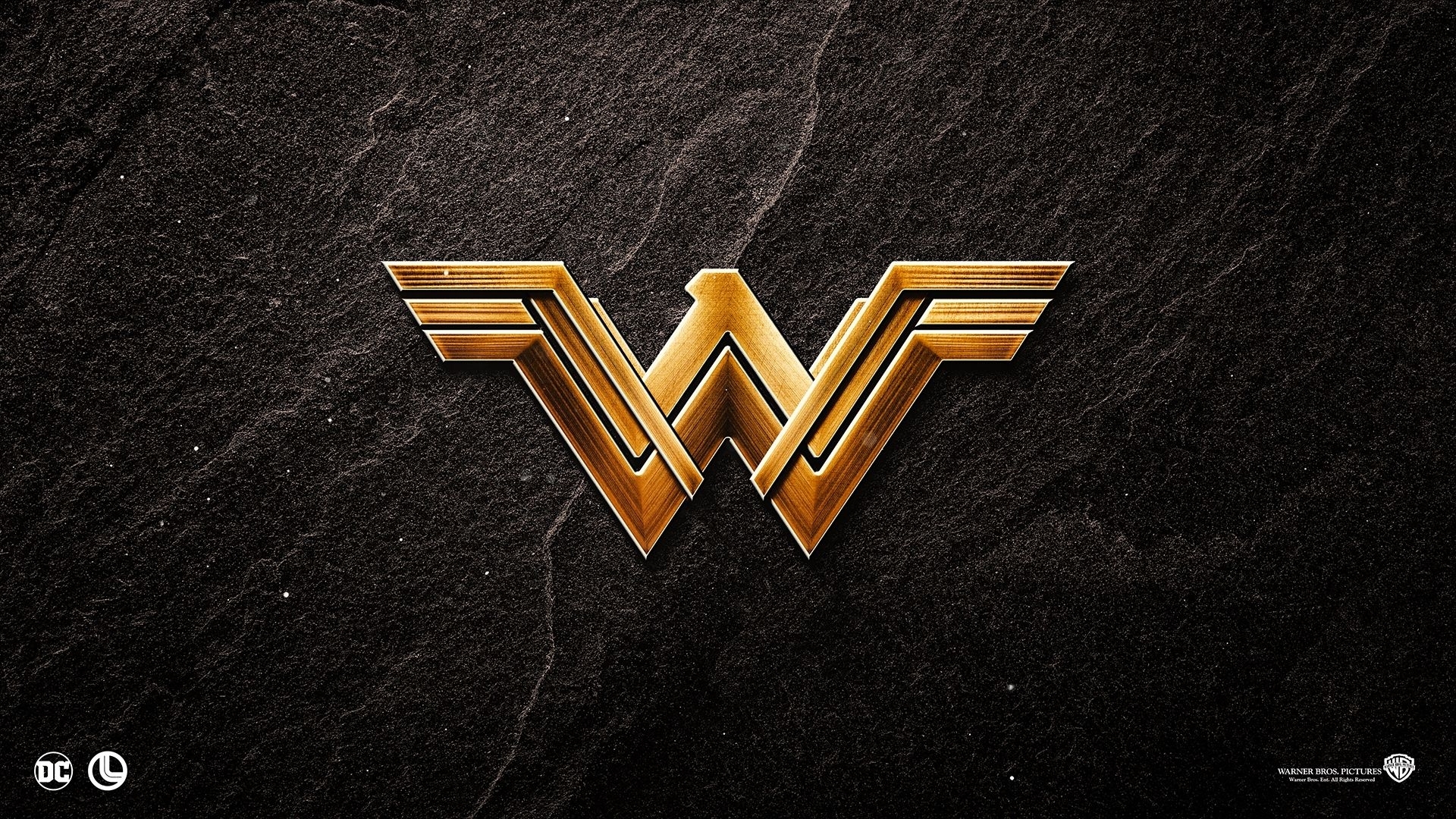 Cool Wonder Woman Logo Movie 2017 Wallpaper - 1080p Wonder Woman Logo Wallpaper Hd , HD Wallpaper & Backgrounds