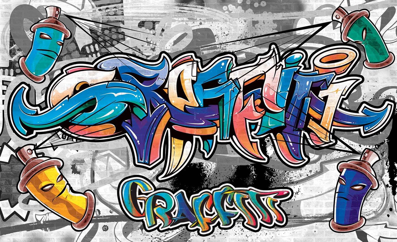 5 - Graffiti , HD Wallpaper & Backgrounds