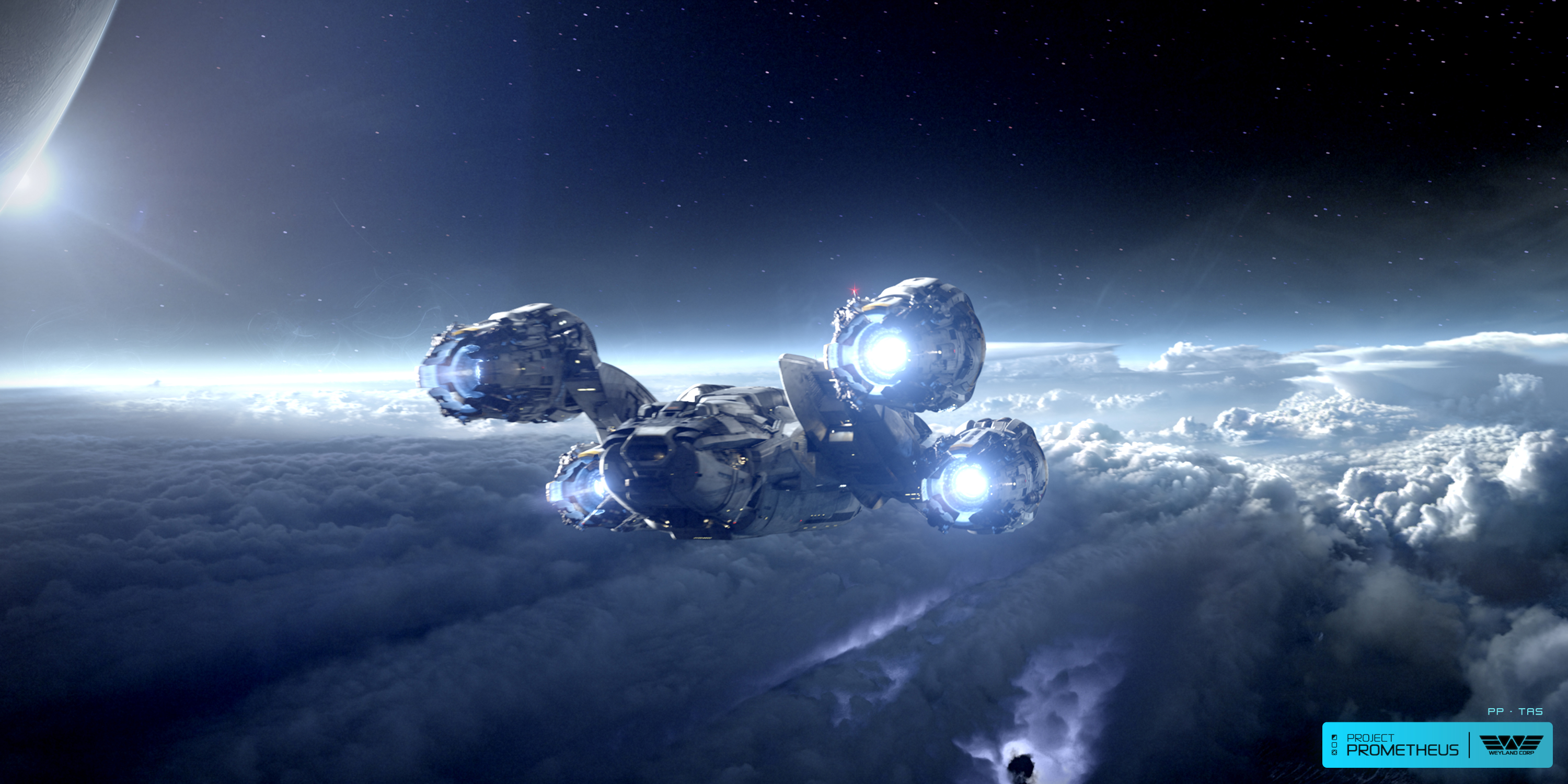 Prometheus Spaceship - Prometheus Ship , HD Wallpaper & Backgrounds