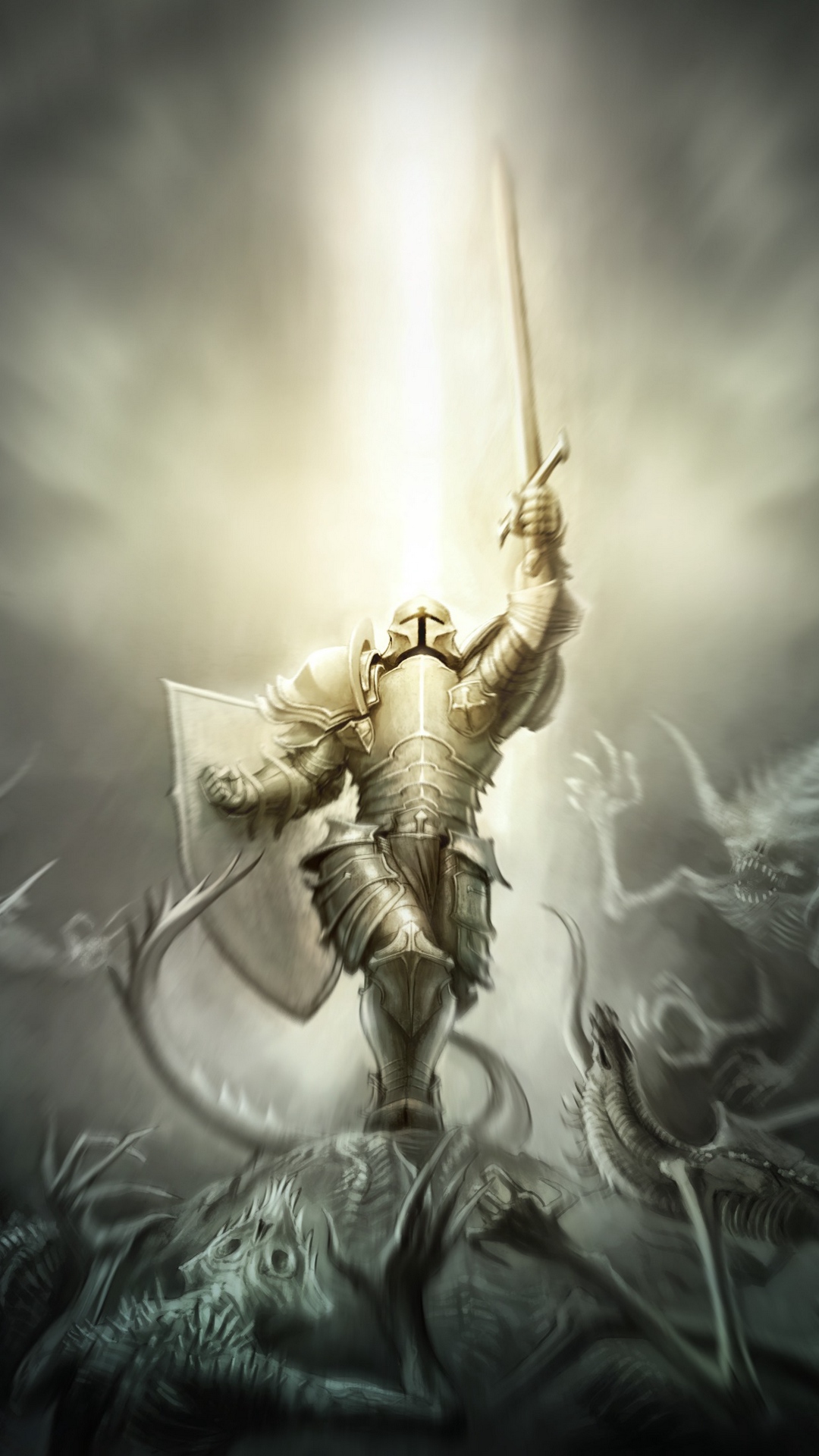 Wallpaper Diablo 3, Crusader, Armor - Diablo 3 Wallpaper Iphone , HD Wallpaper & Backgrounds