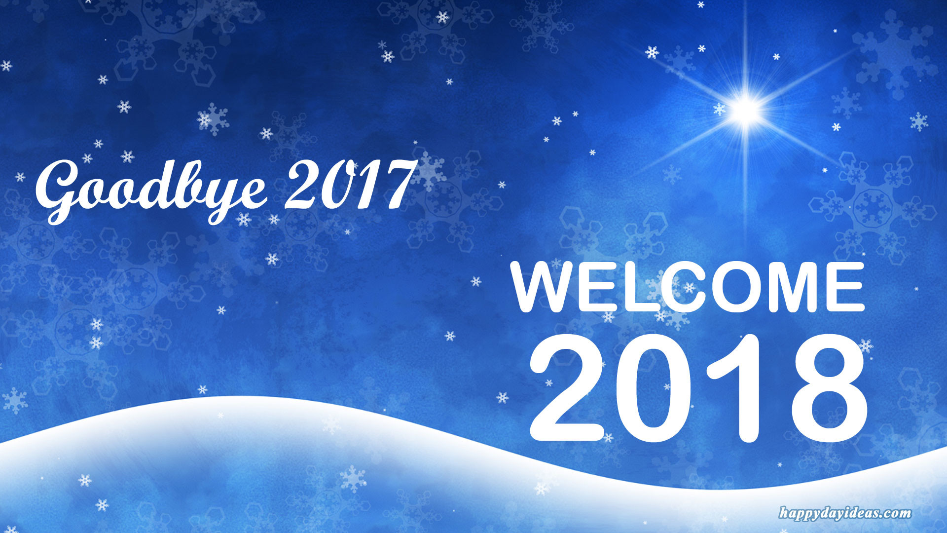 Goodbye 2016 Welcome 2017 Wallpaper Images Source Â - Good Bye 2017 Welcome 2018 , HD Wallpaper & Backgrounds