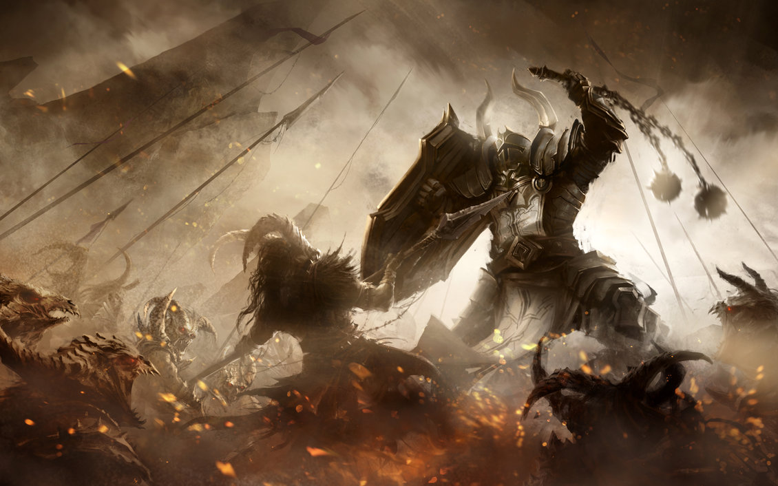 Diablo 3 Crusader Victory - Diablo Crusader , HD Wallpaper & Backgrounds