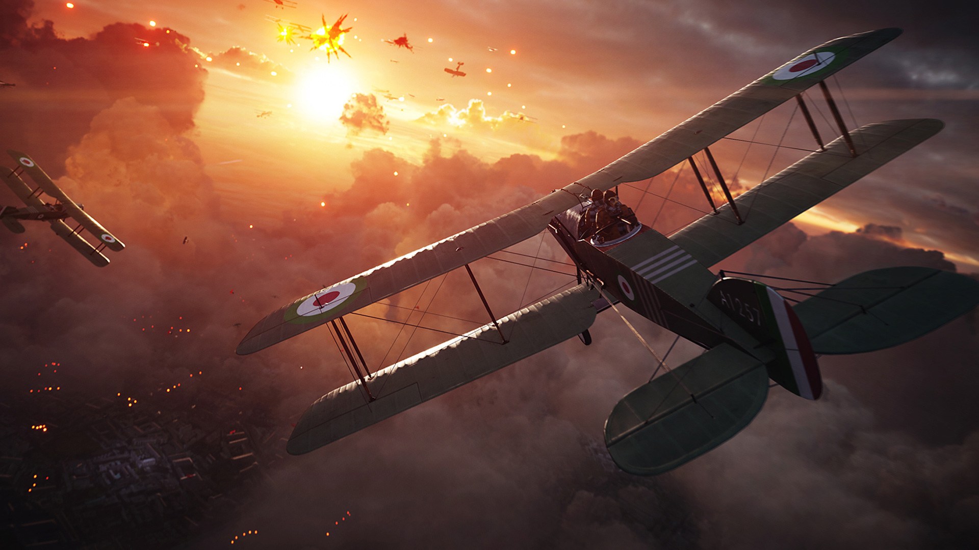 Battlefield 1 Battlefield 1080p Hd Wallpaper Background - Battlefield 1 Plane , HD Wallpaper & Backgrounds