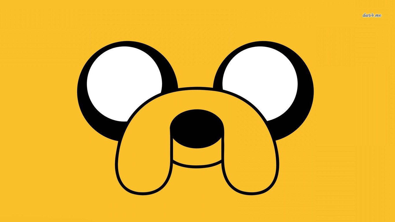 Adventure Time - Jake The Dog Background , HD Wallpaper & Backgrounds