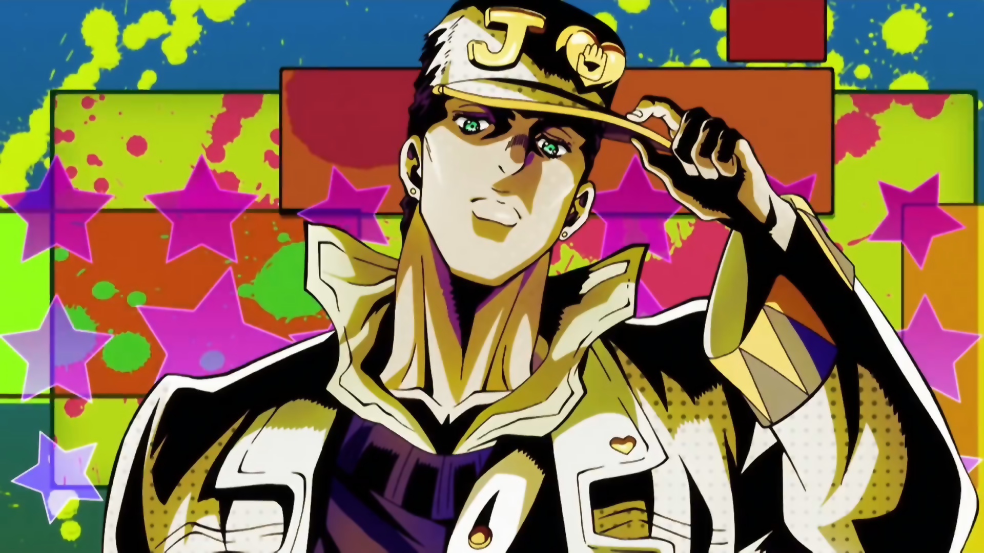 Hd Wallpaper - Jojo's Bizarre Adventure Diamond Is Unbreakable Jotaro , HD Wallpaper & Backgrounds